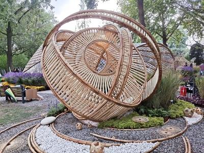 2019北林國際花園建造節(jié)一等獎作品--&ldquo;風(fēng)巢 The Wind Nest&rdquo;景觀裝置設(shè)計 | 天津大學(xué)學(xué)生團(tuán)隊