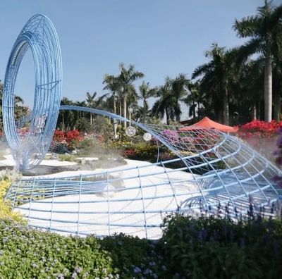 肥宅福利！蓮花山花展人潮堪比春運？VR看展帶你輕松漫步景觀藝術